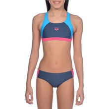 Load image into Gallery viewer, ONLY SIZE 26 - GIRLS&#39; REN BIKINI - BLUE/PINK - OntarioSwimHub
