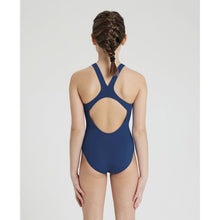 Load image into Gallery viewer,     arena-girls-solid-swim-pro-one-piece-swimsuit-navy-white-2a611-75-ontario-swim-hub-5
