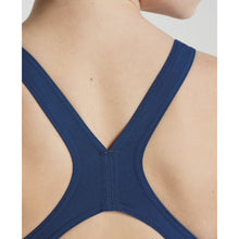 Load image into Gallery viewer, arena-girls-solid-swim-pro-one-piece-swimsuit-navy-white-2a611-75-ontario-swim-hub-8
