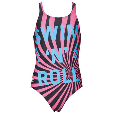ONLY SIZE 26 - GIRLS' SWIM&ROLL ONE-PIECE SWIMSUIT - OntarioSwimHub