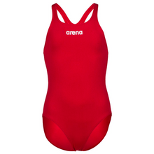 Load image into Gallery viewer, arena-girls-team-swimsuit-swim-pro-solid-red-white-004762-450-ontario-swim-hub-2
