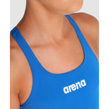 Load image into Gallery viewer, arena-girls-team-swimsuit-swim-pro-solid-royal-white-005755-720-ontario-swim-hub-8
