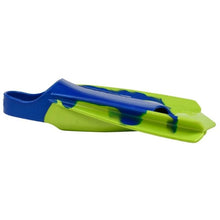 Load image into Gallery viewer, LIMITED EDITION POWERFIN PRO FED SWIM FINS - NAVY/FLUO GREEN - OntarioSwimHub
