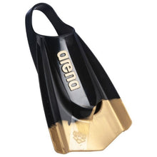 Load image into Gallery viewer, LIMITED EDITION POWERFIN PRO SWIM FINS - BLACK/GOLD - OntarioSwimHub
