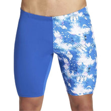 Load image into Gallery viewer, arena-mens-crazy-aliens-jammer-neon-blue-white-multi-004067-800-ontario-swim-hub-1

