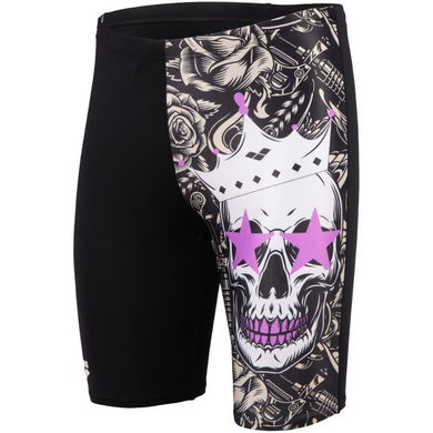 arena-mens-crazy-arena-swim-jammer-king-skull-black-white-multi-006384-510-ontario-swim-hub-1