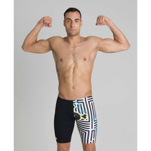Load image into Gallery viewer, arena-mens-crazy-labyrinth-jammer-black-multi-003454-500-ontario-swim-hub-3
