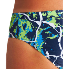 Load image into Gallery viewer,    arena-mens-earth-texture-brief-navy-soft-green-multi-004667-760-ontario-swim-hub-7
