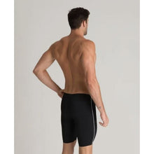 Load image into Gallery viewer,     arena-mens-feather-jammer-black-white-002905-501-ontario-swim-hub-5
