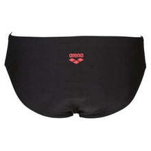 Load image into Gallery viewer, ONLY SIZE 34 - MEN&#39;S FLUORESCENT BRIEF - BLACK - OntarioSwimHub
