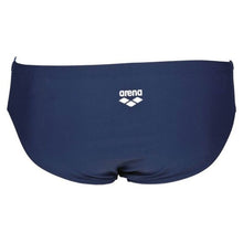 Load image into Gallery viewer, ONLY SIZE 34 - MEN&#39;S FLUORESCENT BRIEF - NAVY - OntarioSwimHub
