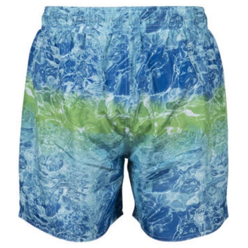 ARENA MEN'S FUNDAMENTALS ALLOVER BOXER SWIM SHORTS