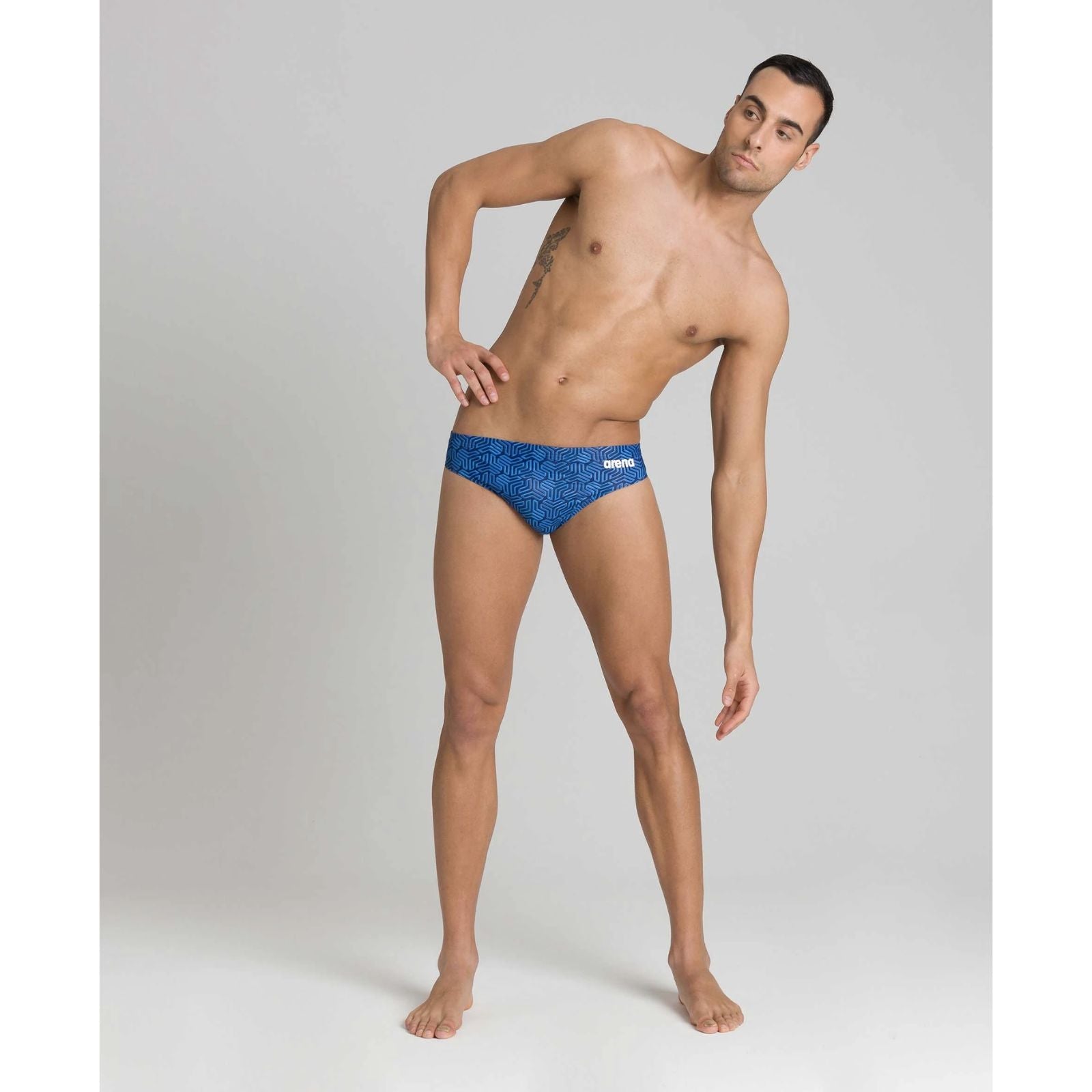 arena Men's Swim Brief 競泳水着 競パン M ネイビー Men's swim briefs & trunks for lap swimming and training| arena