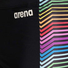 Load image into Gallery viewer, arena-mens-multicolour-stripes-jammer-black-multi-002959-550-ontario-swim-hub-8
