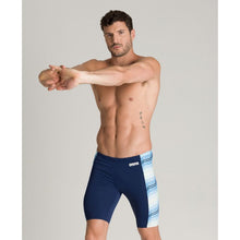 Load image into Gallery viewer, arena-mens-multicolour-stripes-jammer-navy-multi-002959-810-ontario-swim-hub-5
