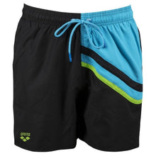 Load image into Gallery viewer, MEN&#39;S OBLIQUE PANEL BOXER SWIM SHORTS - OntarioSwimHub
