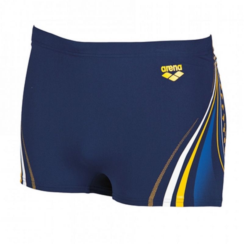 ONLY SIZE 34 - MEN'S ONE SERIGRAPHY SHORTS - NAVY - OntarioSwimHub