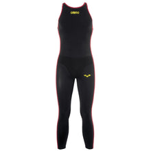 Load image into Gallery viewer, arena-mens-powerskin-r-evo-open-water-full-body-long-leg-closed-back-suit-black-fluo-yellow-27912-503-ontario-swim-hub-1
