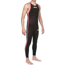 Load image into Gallery viewer, arena-mens-powerskin-r-evo-open-water-full-body-long-leg-closed-back-suit-black-fluo-yellow-27912-503-ontario-swim-hub-5

