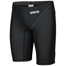Load image into Gallery viewer, arena Race Suit for Men in Black - Men’s Powerskin ST 2.0 Jammer front left
