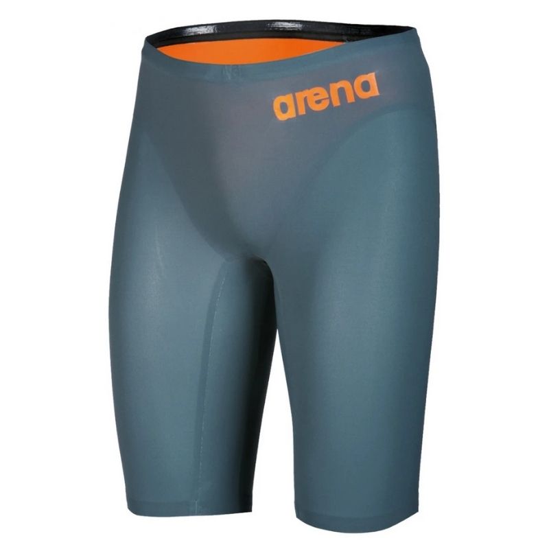 ARENA MEN'S POWERSKIN R-EVO ONE JAMMER - GREY/BRIGHT ORANGE