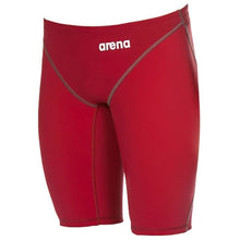 Load image into Gallery viewer, arena Race Suit for Men in Red - Men’s Powerskin ST 2.0 Jammer front left

