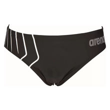 Load image into Gallery viewer, ONLY SIZE 34 - MEN&#39;S REFLECTED BRIEF - BLACK/WHITE - OntarioSwimHub
