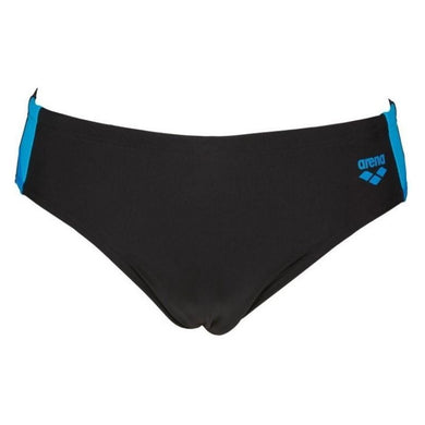 ONLY SIZE 34 - MEN'S REN BRIEF - BLACK/BLUE - OntarioSwimHub