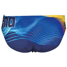 Load image into Gallery viewer, ONLY SIZE 34 - MEN&#39;S SHADES BRIEF - NAVY - OntarioSwimHub

