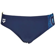 Load image into Gallery viewer, ONLY SIZE 34 - MEN&#39;S SHADES BRIEF - NAVY - OntarioSwimHub
