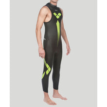 Load image into Gallery viewer, MEN&#39;S SLEEVELESS TRIWETSUIT - BLACK

