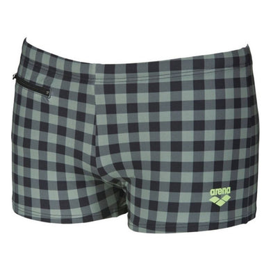 ONLY SIZE 34 - MEN'S SMALL CHECKS SHORTS - OntarioSwimHub