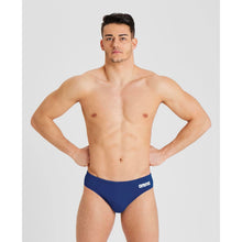 Load image into Gallery viewer, arena-mens-solid-brief-navy-white-2a254-75-ontario-swim-hub-3
