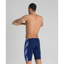 Load image into Gallery viewer,     arena-mens-speed-stripes-jammer-navy-multi-red-003453-704-ontario-swim-hub-3
