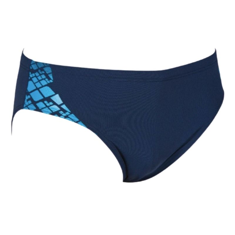 ONLY SIZE 34 - MEN'S WASHY BRIEF - NAVY - OntarioSwimHub
