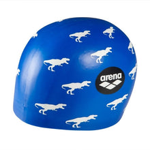 Load image into Gallery viewer, POOLISH MOULDED SWIMMING CAP - DINO BLUE (1E774-212U)
