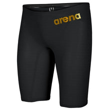 Load image into Gallery viewer, arena Race Suit for Men in Black - Men’s Powerskin Carbon Air2 Jammer front left
