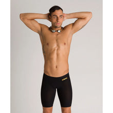 Load image into Gallery viewer, arena Race Suit for Men in Black - Men’s Powerskin Carbon Air2 Jammer model front
