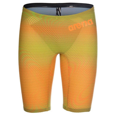 arena Race Suit for Men in Yellow & Orange - Men’s Powerskin Carbon Air2 Jammer front
