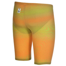 Load image into Gallery viewer, arena Race Suit for Men in Yellow &amp; Orange - Men’s Powerskin Carbon Air2 Jammer back right
