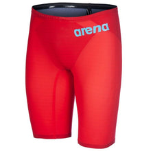 Load image into Gallery viewer, arena Race Suit for Men in Red - Men’s Powerskin Carbon Air2 Jammer front left
