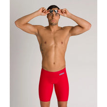 Load image into Gallery viewer, arena Race Suit for Men in Red - Men’s Powerskin Carbon Air2 Jammer model front
