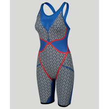 Load image into Gallery viewer,     arena-powerskin-carbon-glide-race-suit-open-back-tech-suit-black-gold-003663-105-ontario-swim-hub-14
