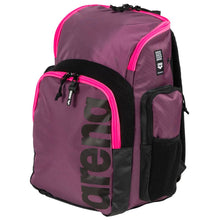 Load image into Gallery viewer, arena-spiky-iii-backpack-35-plum-neon-pink-005597-102-ontario-swim-hub-1
