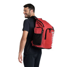 Load image into Gallery viewer,     arena-team-backpack-45-red-melange-002436-400-ontario-swim-hub-5
