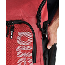 Load image into Gallery viewer,    arena-team-backpack-45-red-melange-002436-400-ontario-swim-hub-6
