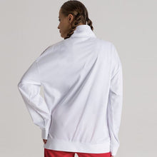 Load image into Gallery viewer, arena-unisex-oversized-team-jacket-white-white-red-002302-104-ontario-swim-hub-4
