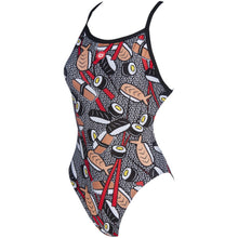 Load image into Gallery viewer, ONLY SIZE 22 - WOMEN&#39;S CRAZY SUSHI X CRISS CROSS BACK - OntarioSwimHub
