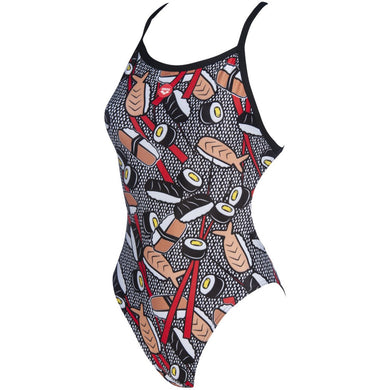 ONLY SIZE 22 - WOMEN'S CRAZY SUSHI X CRISS CROSS BACK - OntarioSwimHub