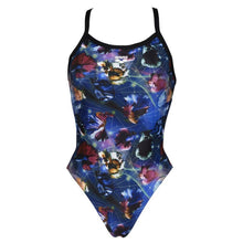 Load image into Gallery viewer, arena-womens-allover-challenge-back-one-piece-swimsuit-black-multi-005148-550-ontario-swim-hub-2
